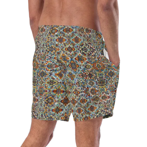Cobalt Garland on a Swim Trunks