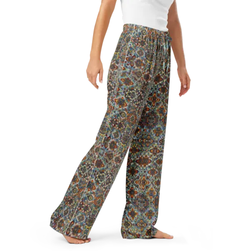 Cobalt Garland on a Women's Pajama Pants
