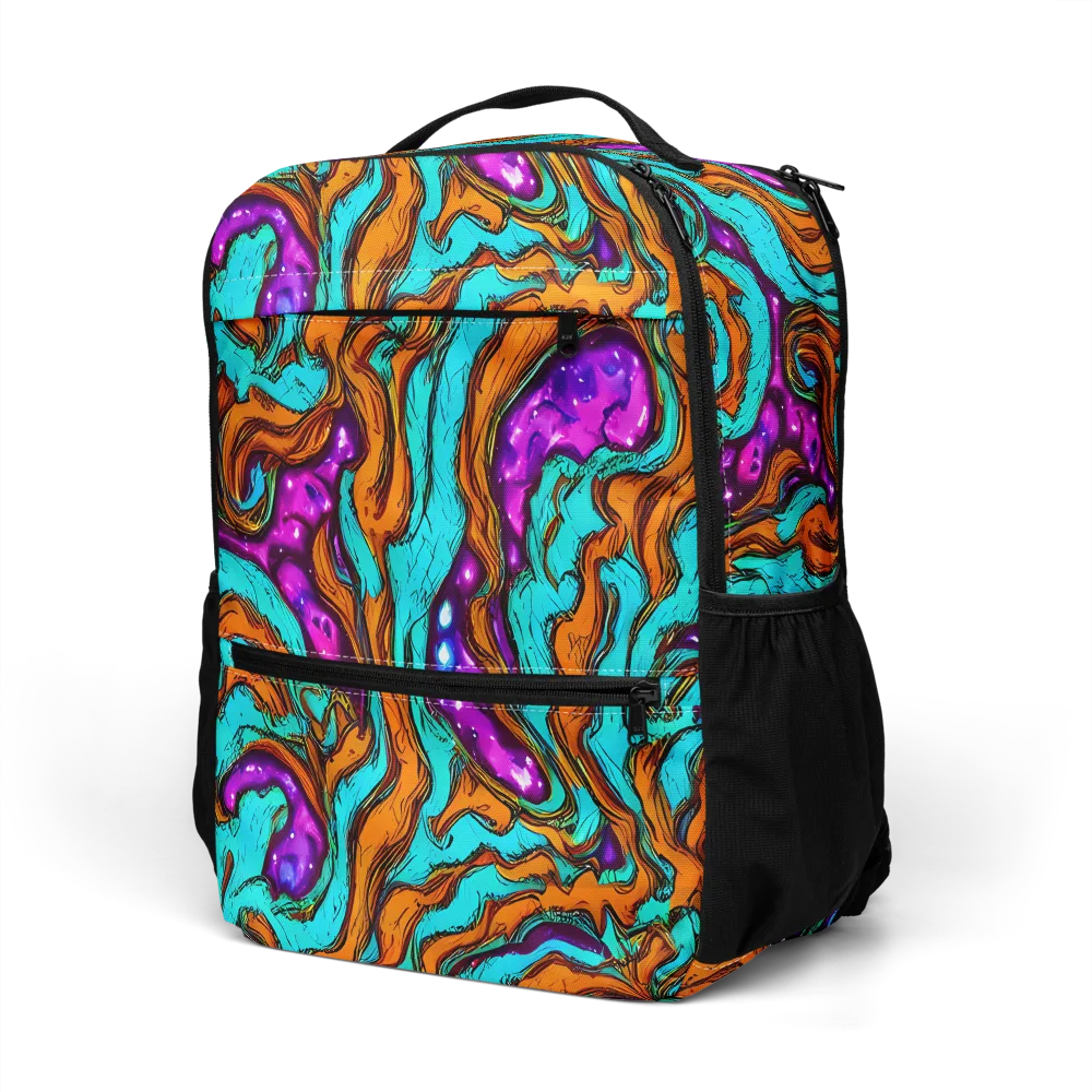 Molten Mirage on Utility Backpack — Left Front