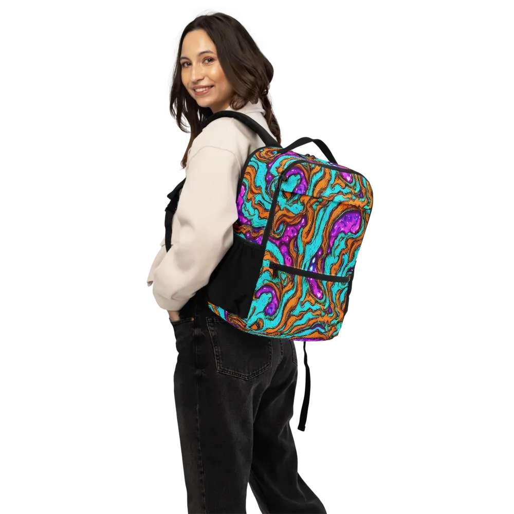 Molten Mirage on Utility Backpack — Back