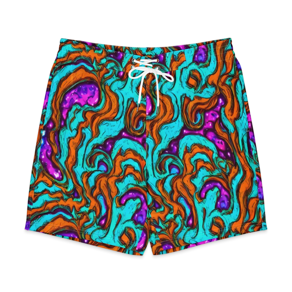Molten Mirage on Men's Board Shorts — Front