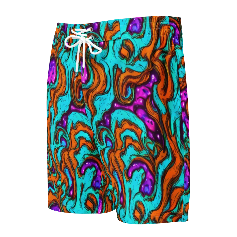 Molten Mirage on Men's Board Shorts — Front