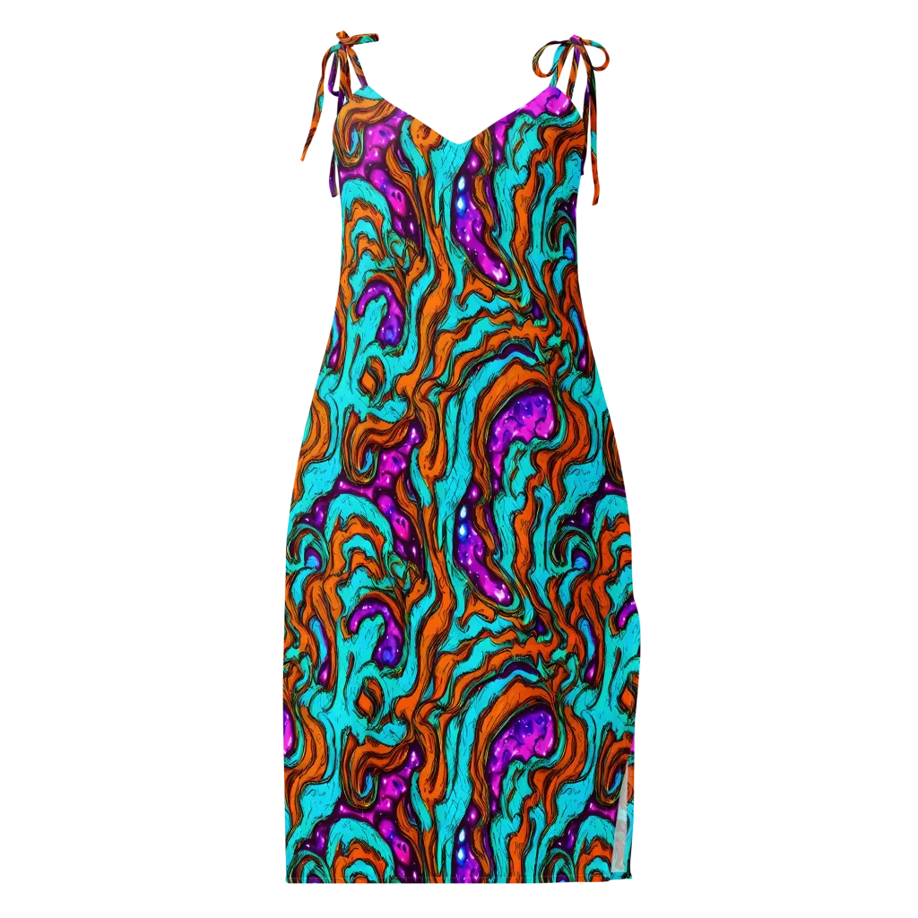 Molten Mirage on Slip Dress — Front