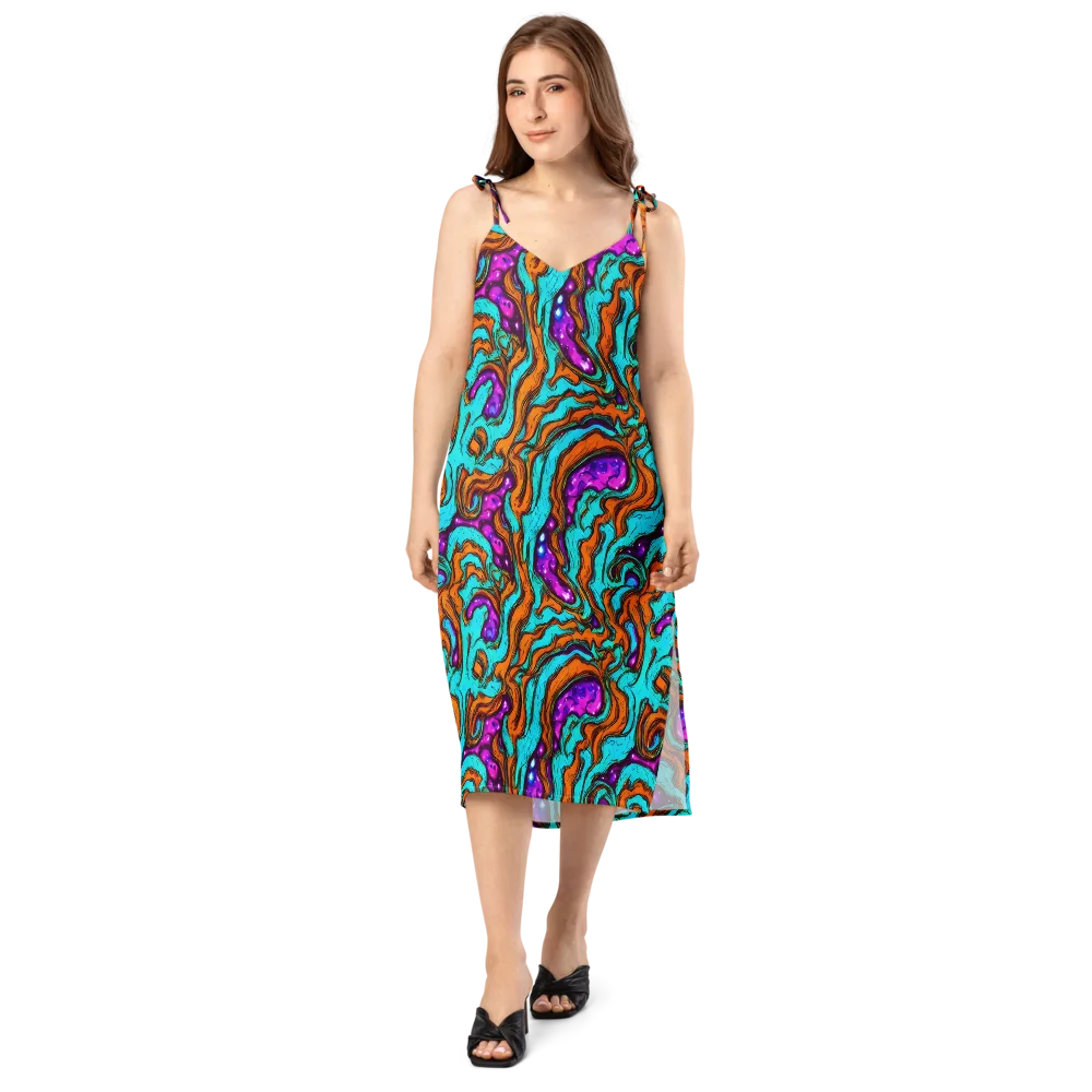 Molten Mirage on Slip Dress — Front