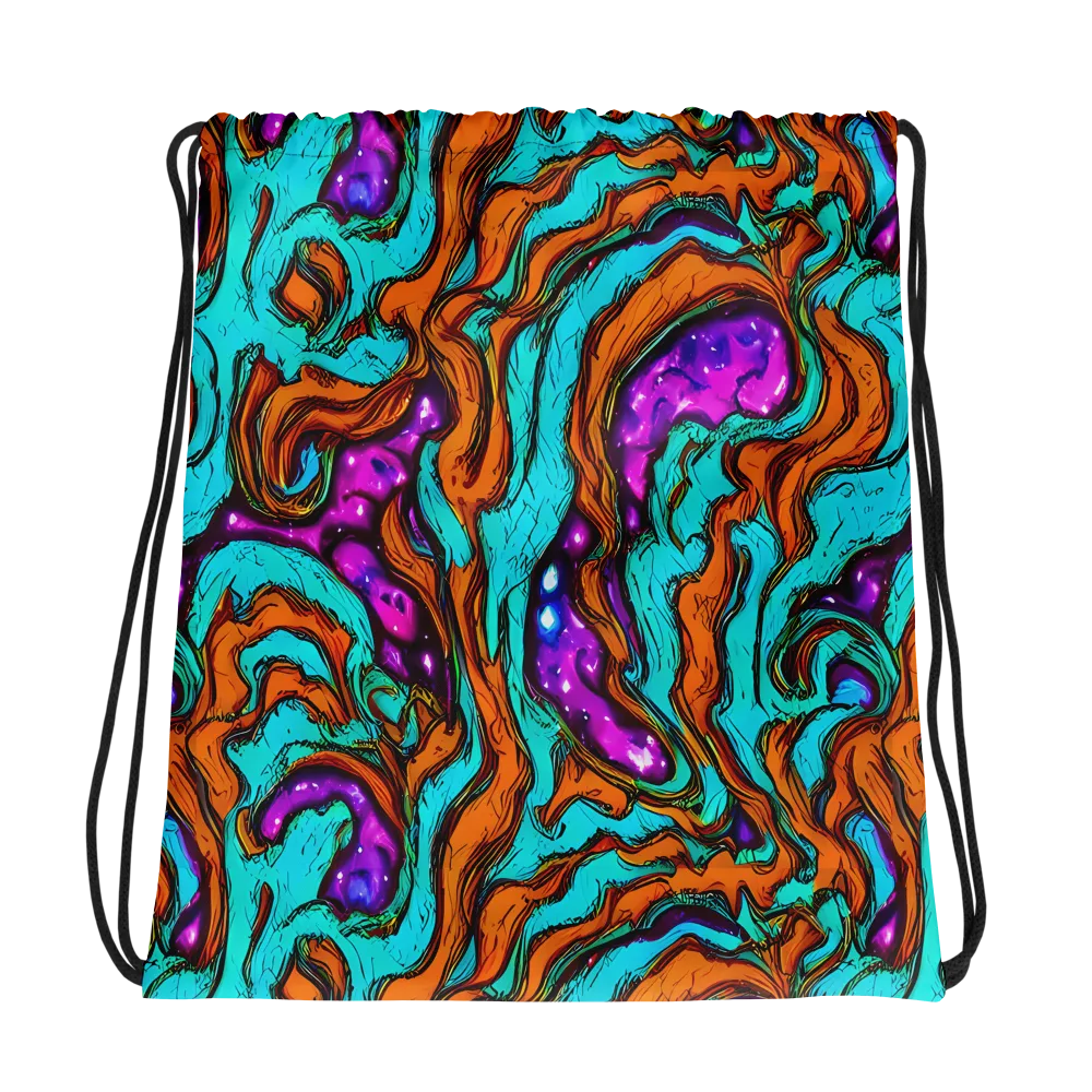 Molten Mirage on Drawstring Bag — Photo
