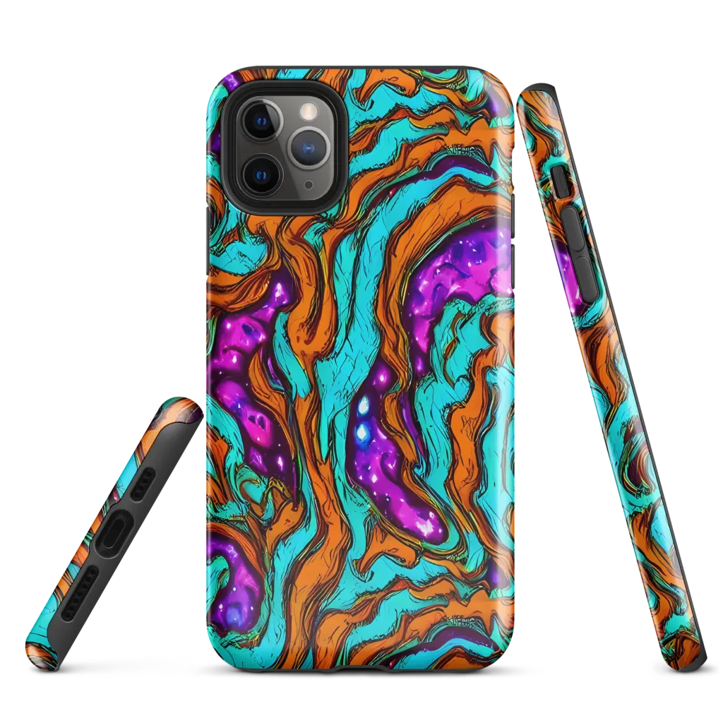 Molten Mirage on Tough Case for iPhone® — Front