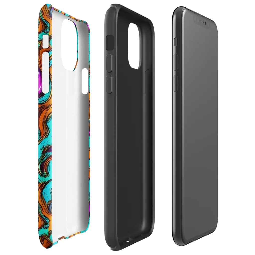 Molten Mirage on Tough Case for iPhone® — Right