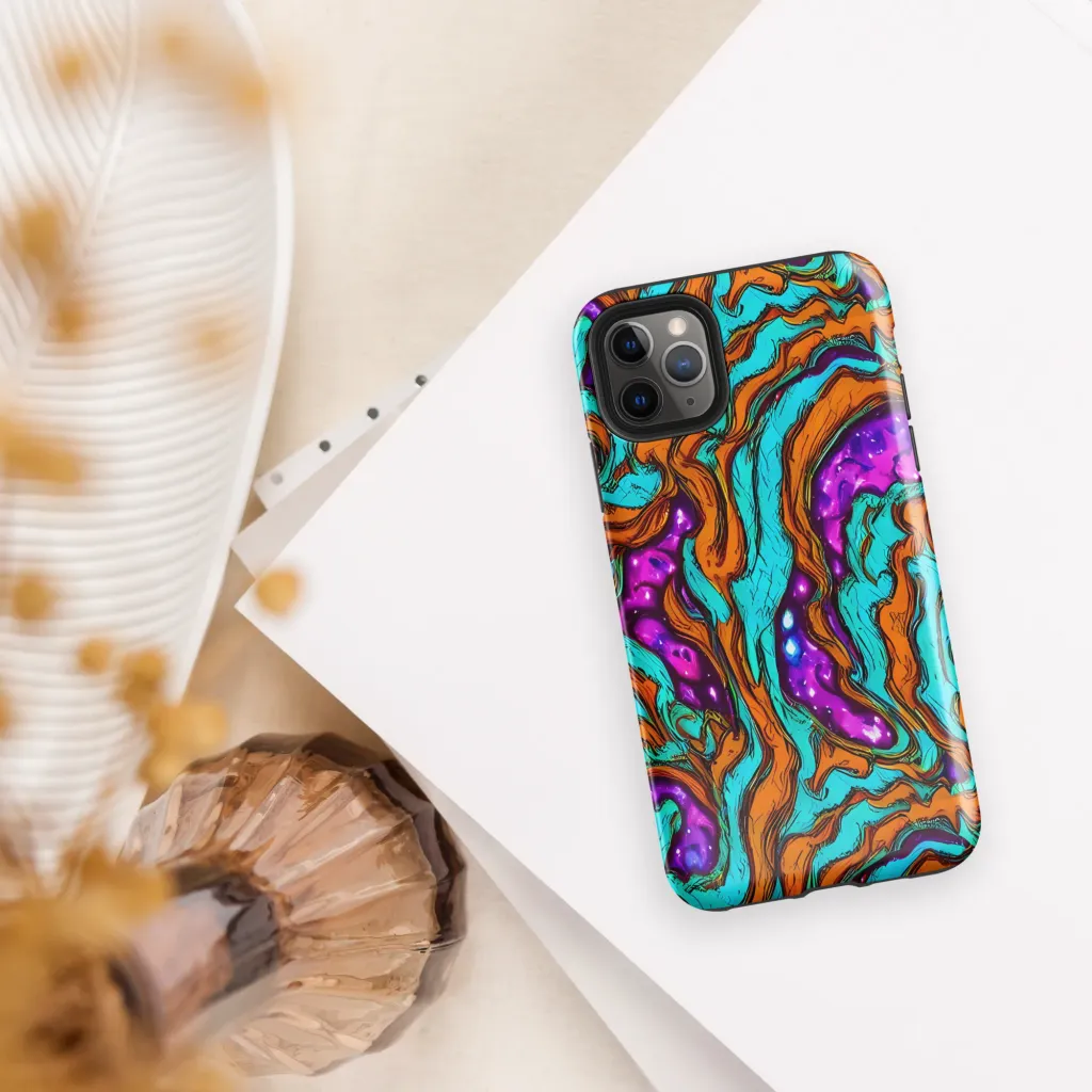Molten Mirage on Tough Case for iPhone® — Front