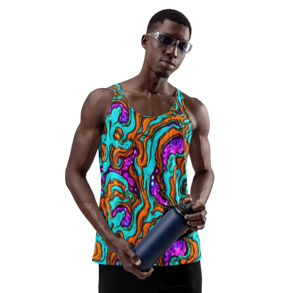 Molten Mirage on Men's Tank Top — Front