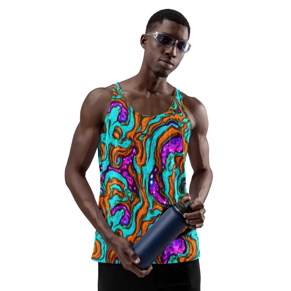 Molten Mirage on Men's Tank Top — Front