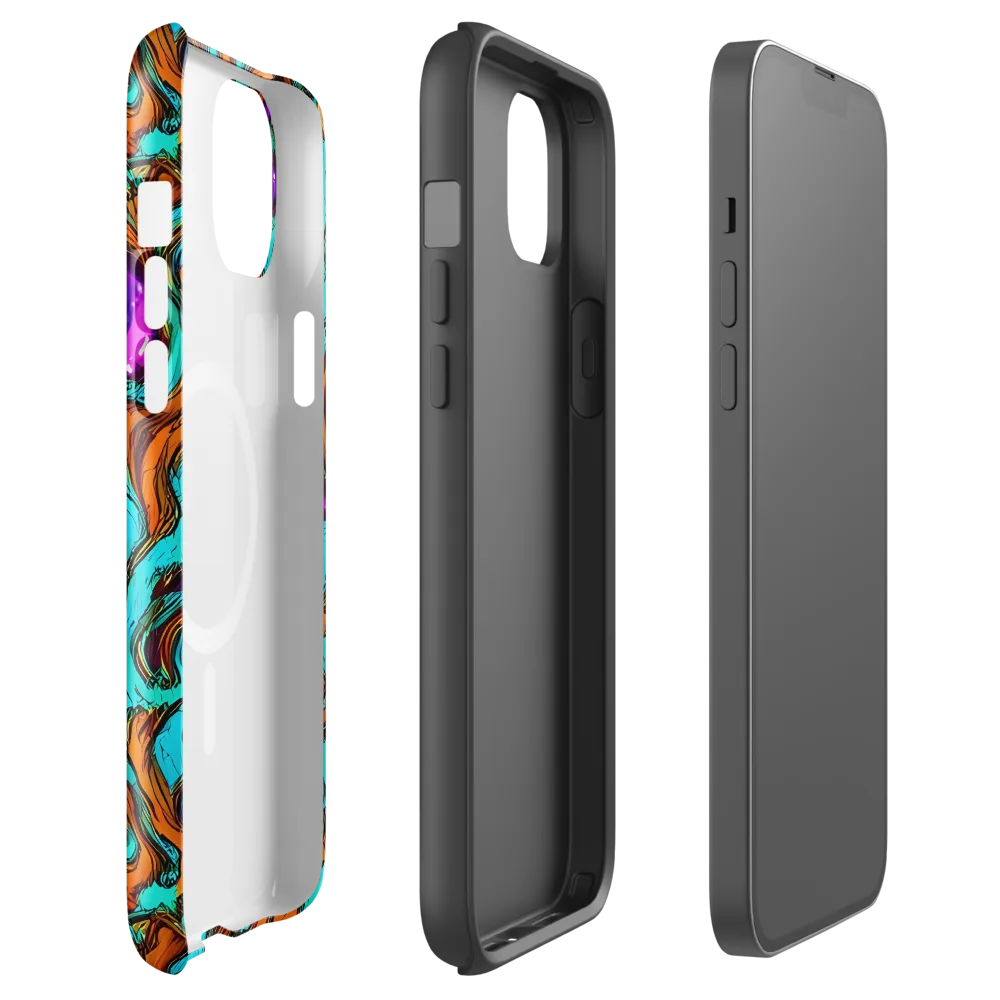 Molten Mirage on MagSafe Tough Case for iPhone® — Front