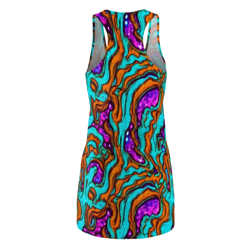 Molten Mirage on Racerback Dress — Back