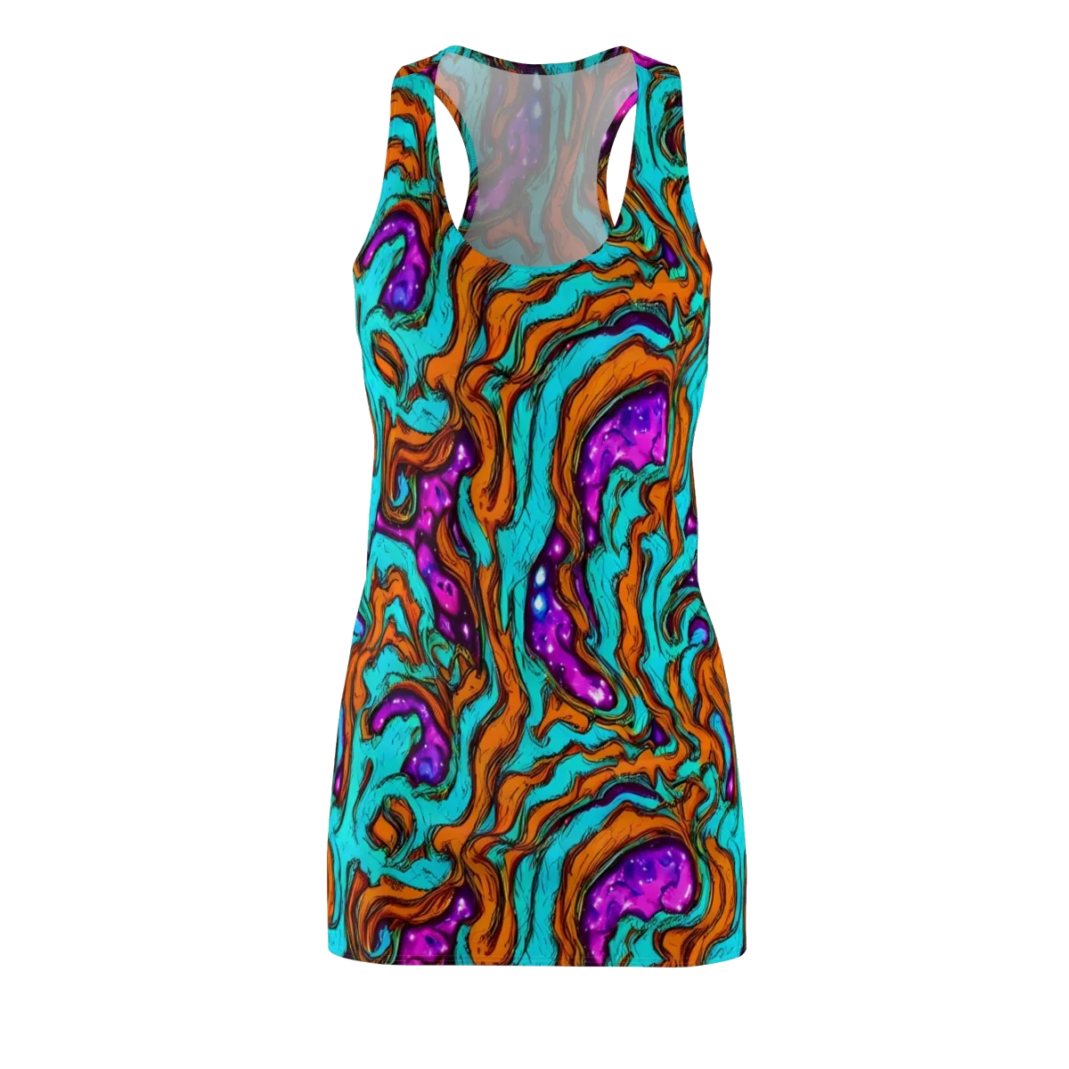 Molten Mirage on Racerback Dress — Front