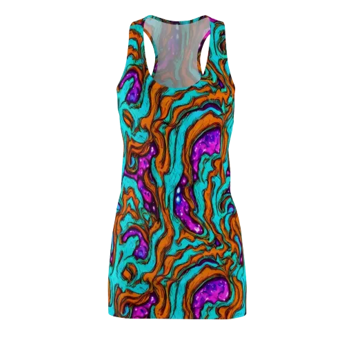 Molten Mirage on a Racerback Dress