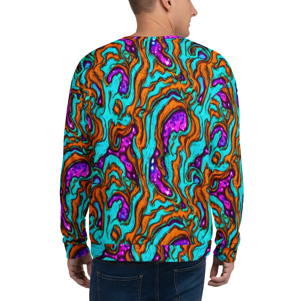 Molten Mirage on Sweatshirt — Back