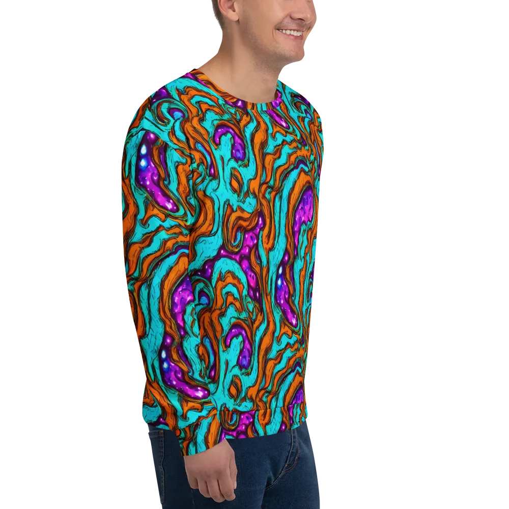 Molten Mirage on Sweatshirt — Right Front