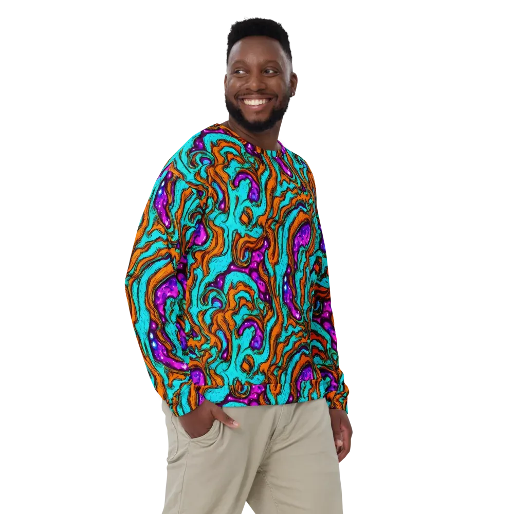 Molten Mirage on Sweatshirt — Front