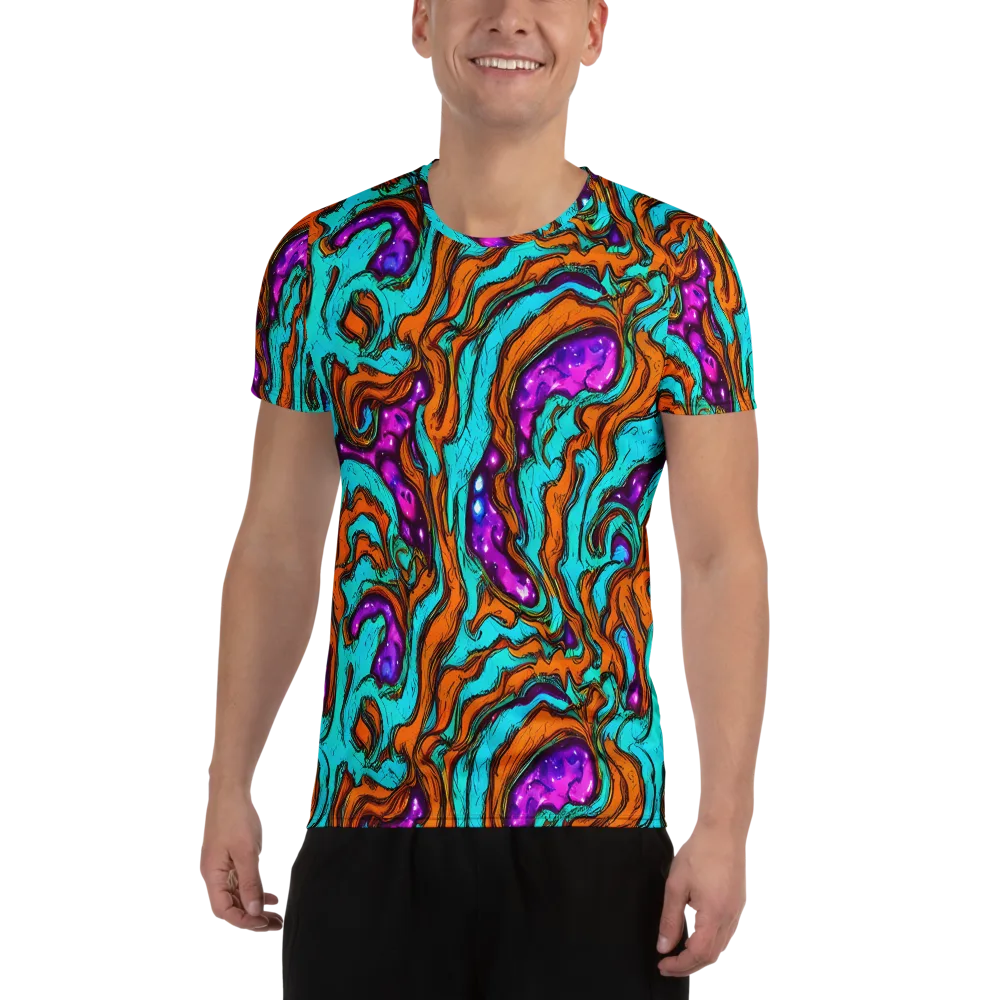 Molten Mirage on Men's Athletic T-Shirt — Front