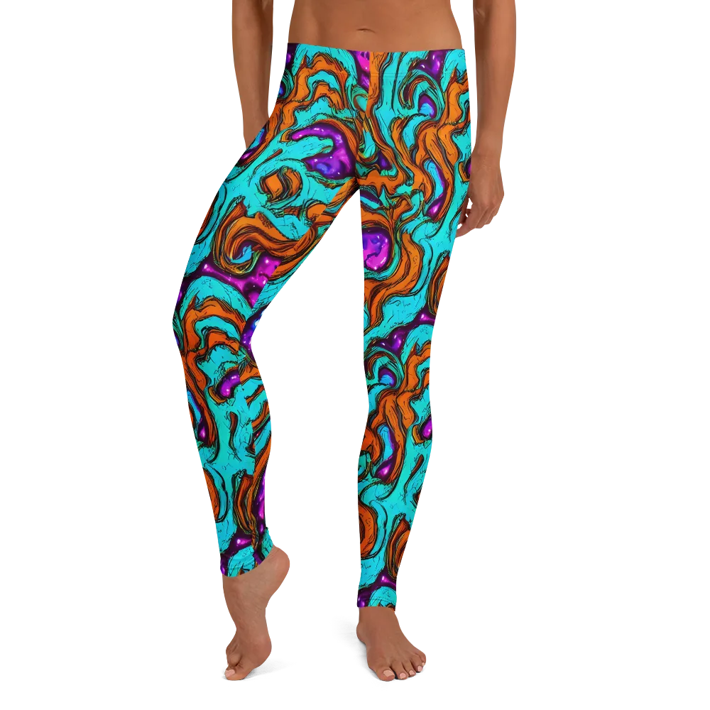 Molten Mirage on Leggings — Front