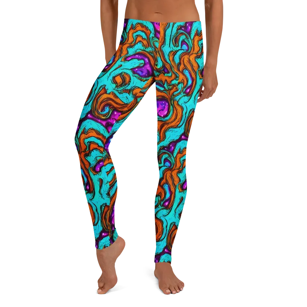 Molten Mirage on Leggings — Front