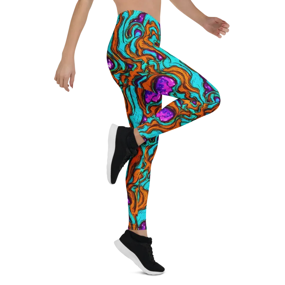 Molten Mirage on Leggings — Right