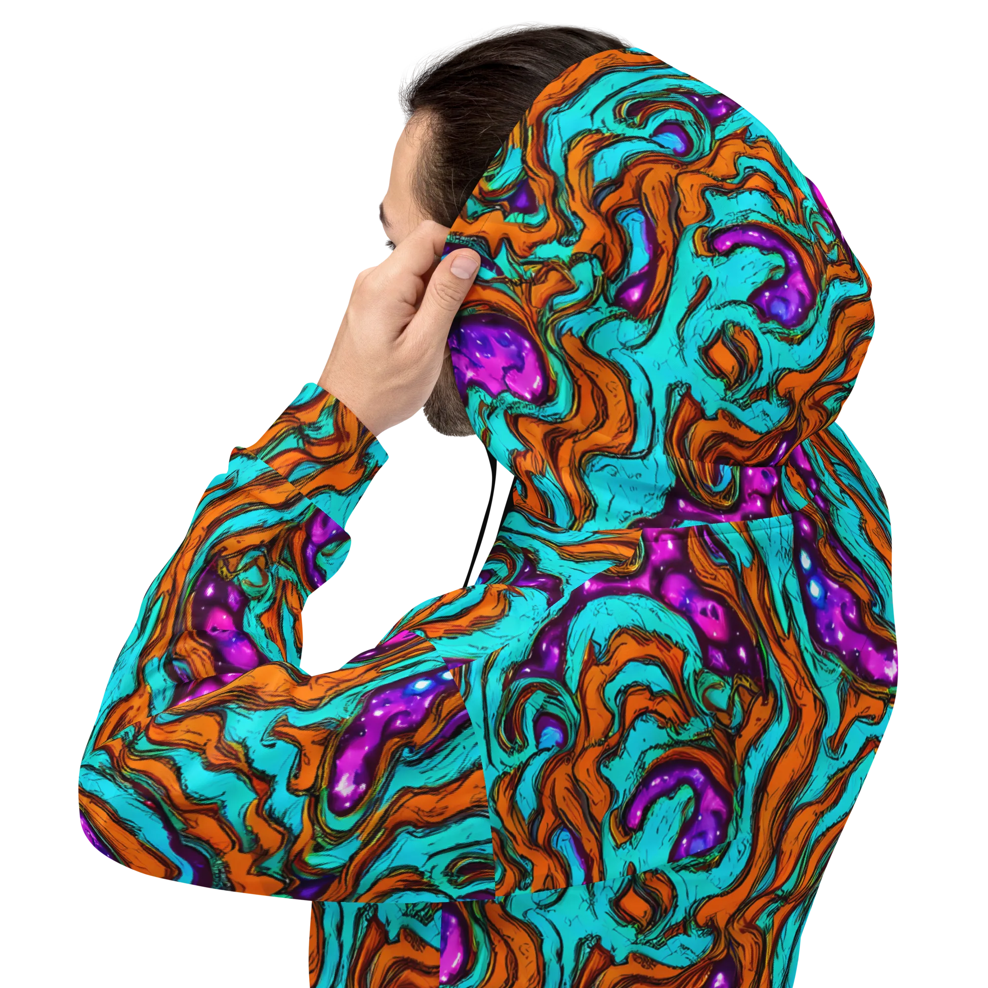 Molten Mirage on Hoodie — Back