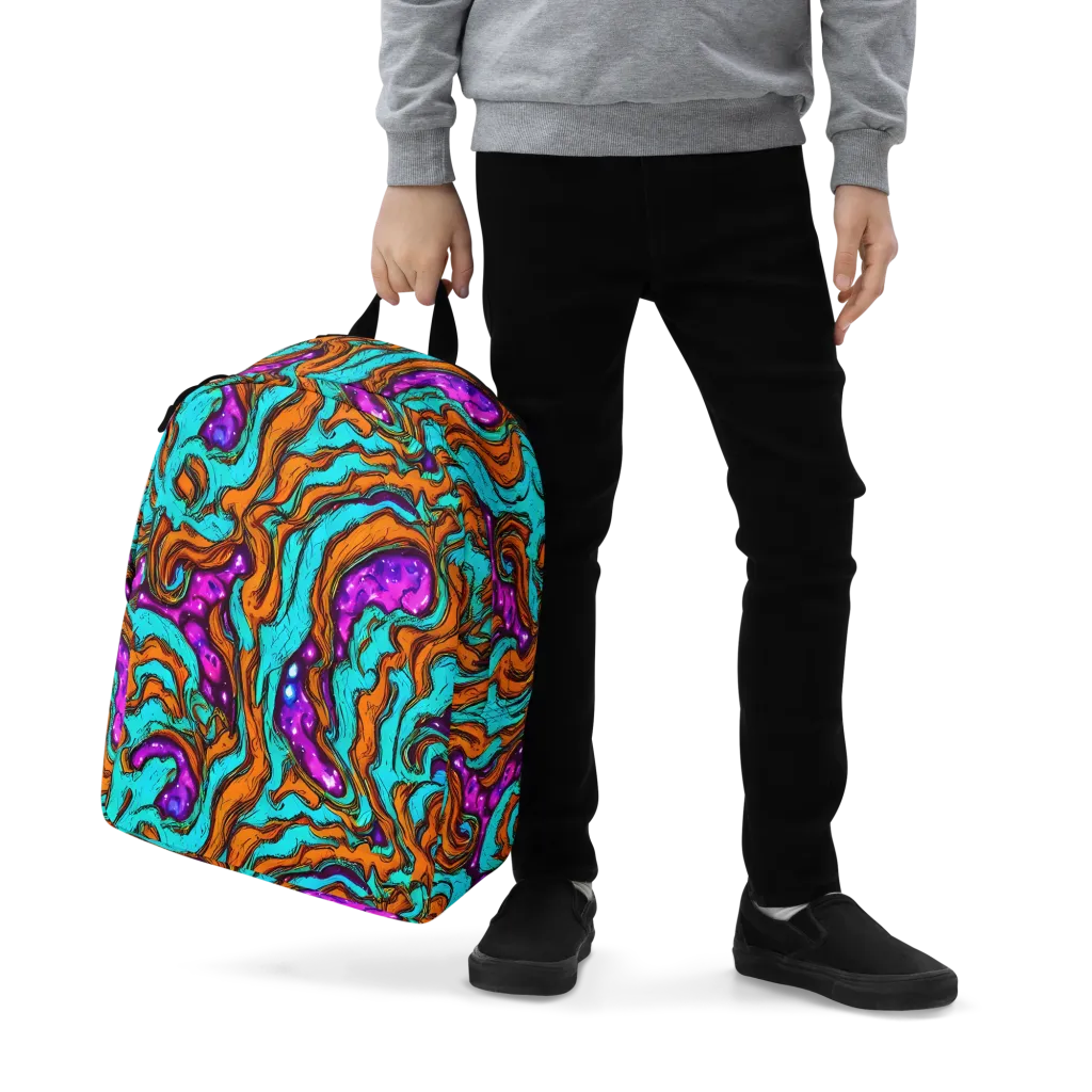 Molten Mirage on Minimalist Backpack — Zoomed-in