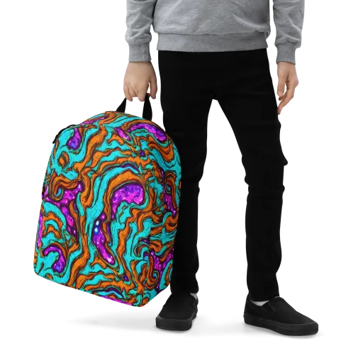 Molten Mirage on a Minimalist Backpack