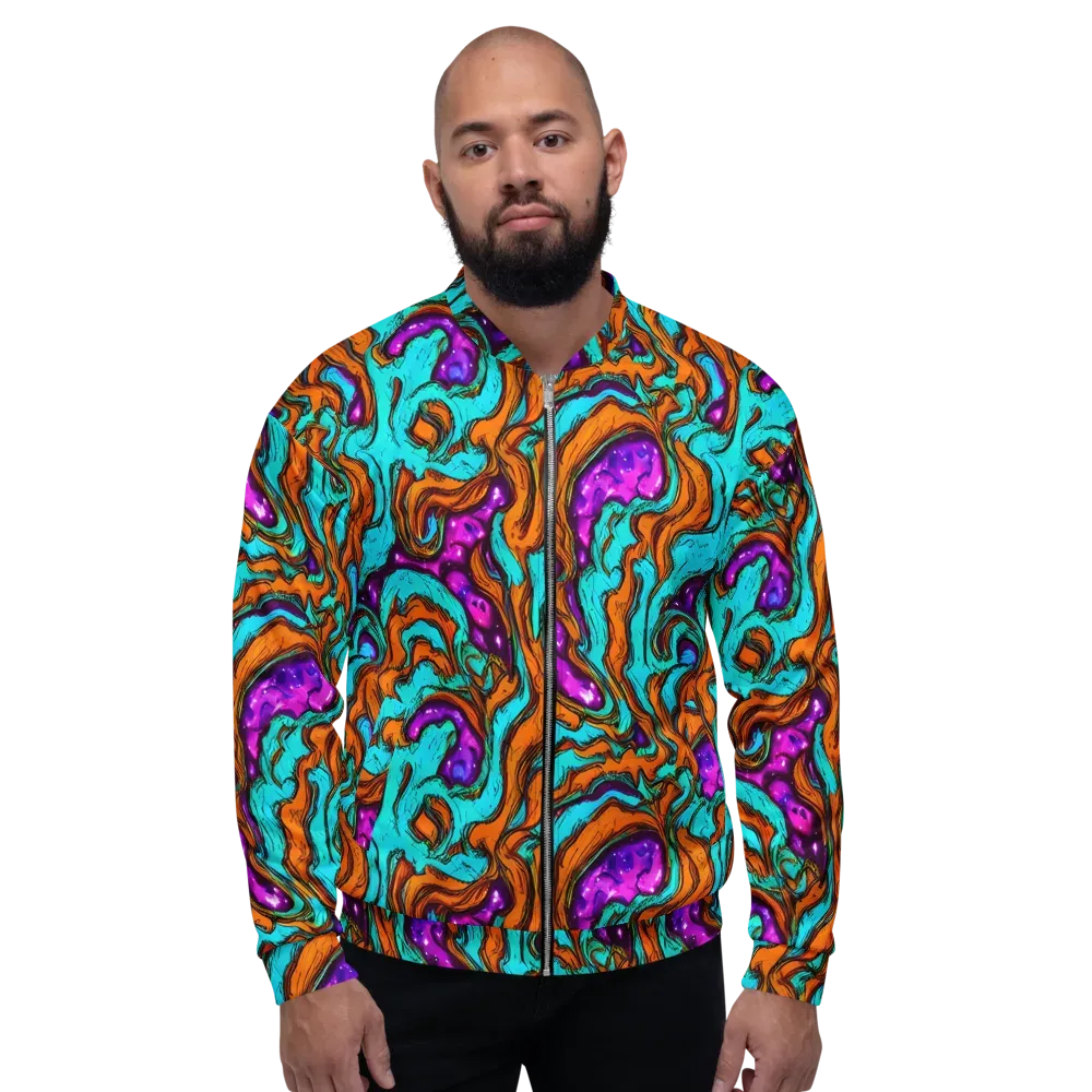 Molten Mirage on Bomber Jacket — Front
