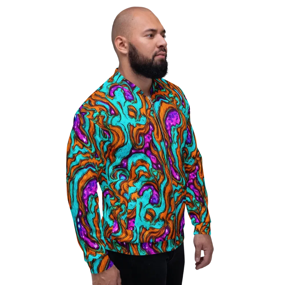 Molten Mirage on Bomber Jacket — Right