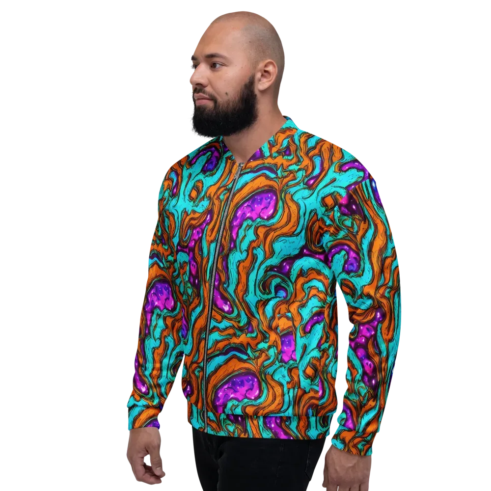 Molten Mirage on Bomber Jacket — Left