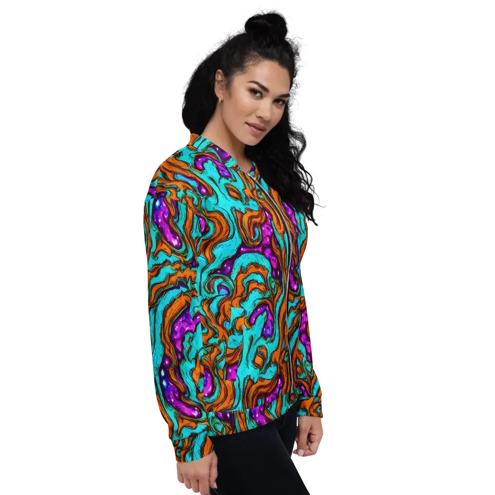 Molten Mirage on Bomber Jacket — Right