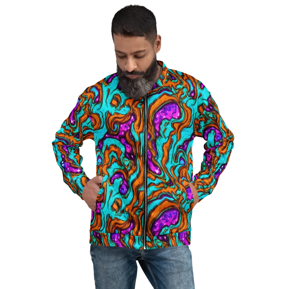 Molten Mirage on Bomber Jacket — Front