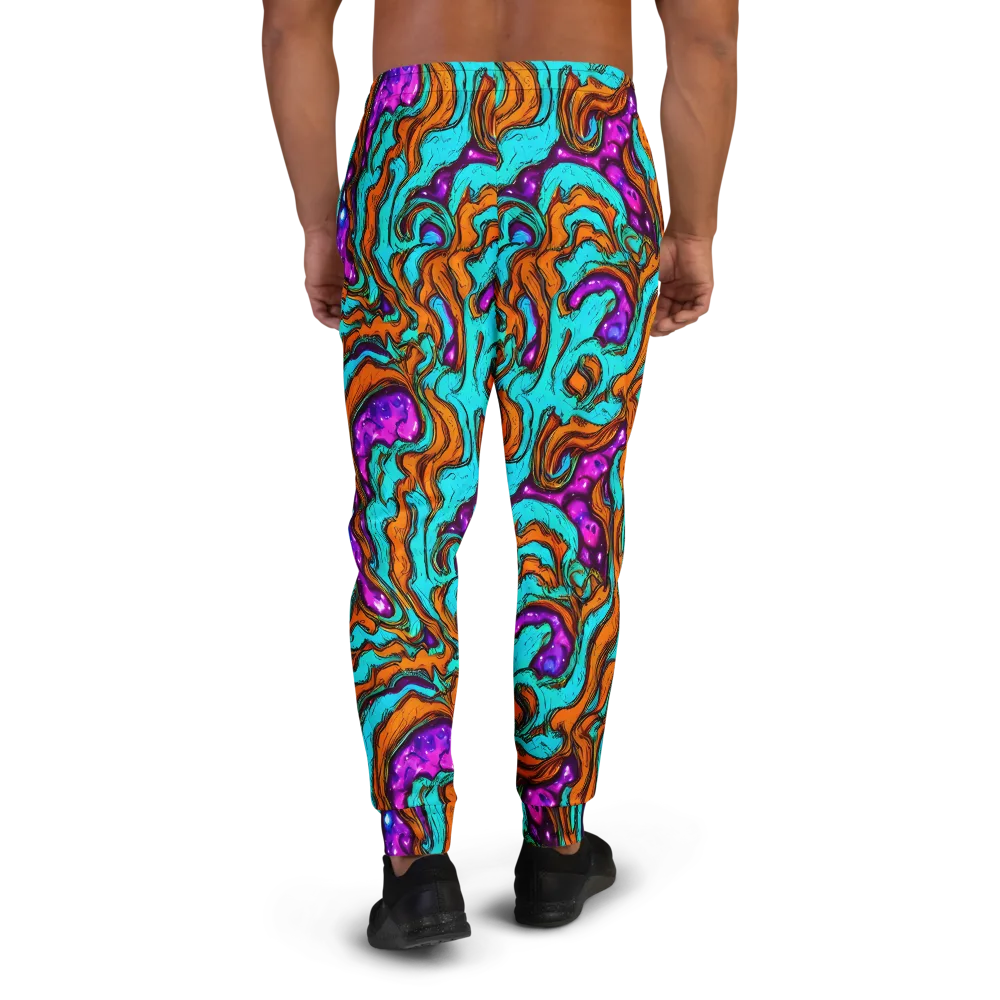 Molten Mirage on Men's Joggers — Back
