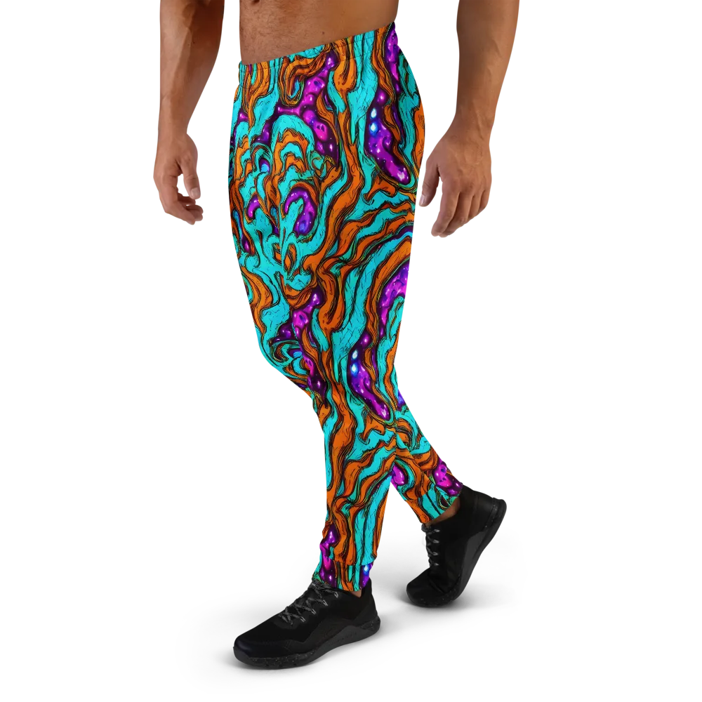 Molten Mirage on Men's Joggers — Left