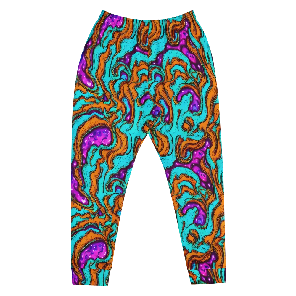 Molten Mirage on Men's Joggers — Front