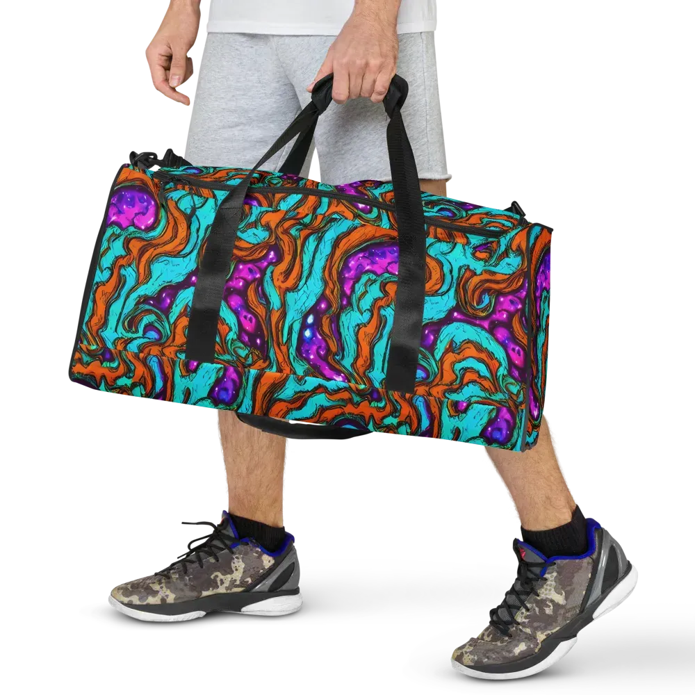 Molten Mirage on Duffle Bag — Front