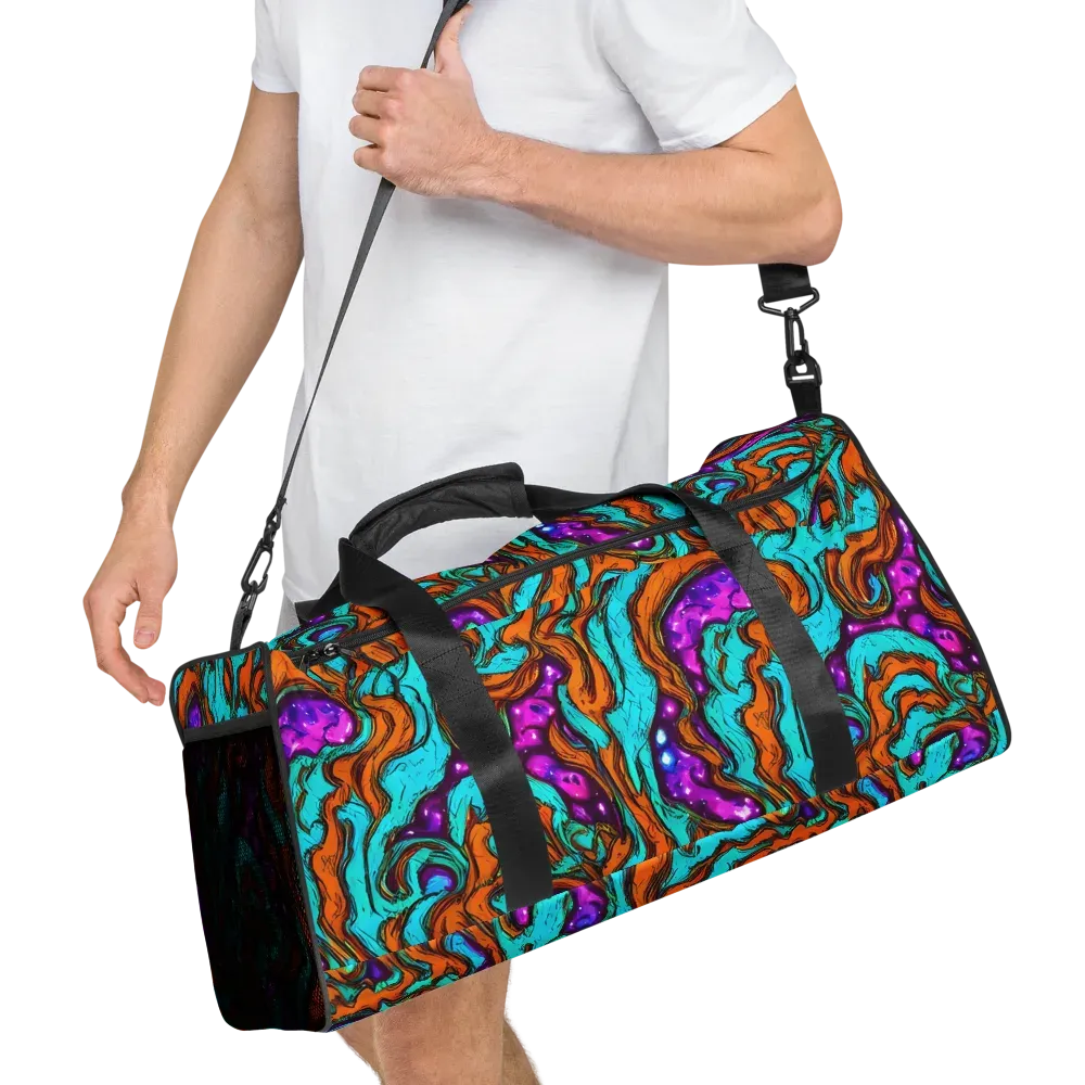 Molten Mirage on Duffle Bag — Right Front