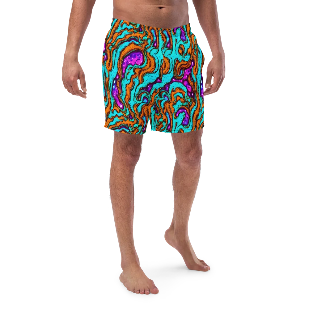 Molten Mirage on Swim Trunks — Front