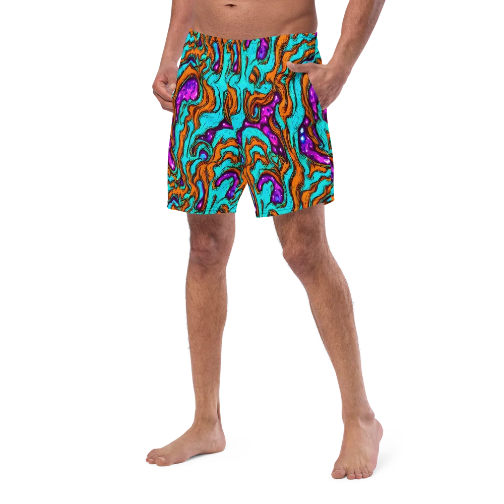 Molten Mirage on Swim Trunks — Left Front