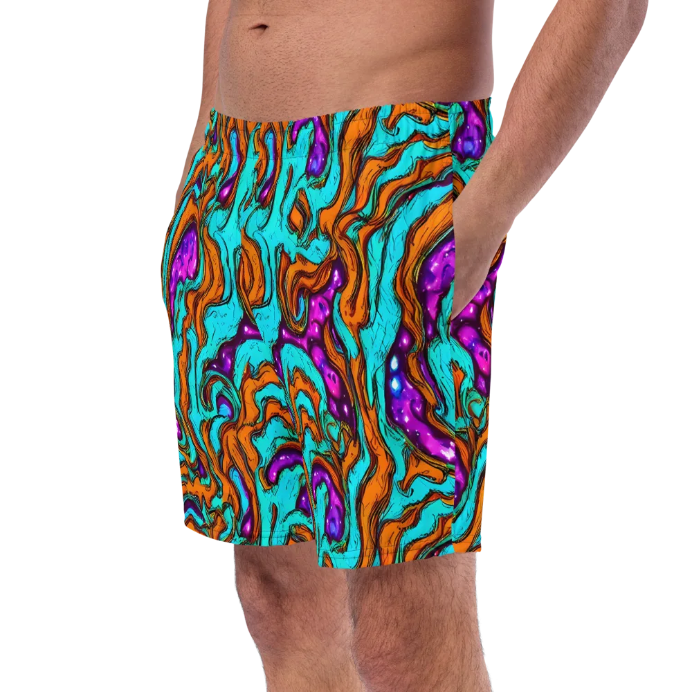 Molten Mirage on Swim Trunks — Left Front
