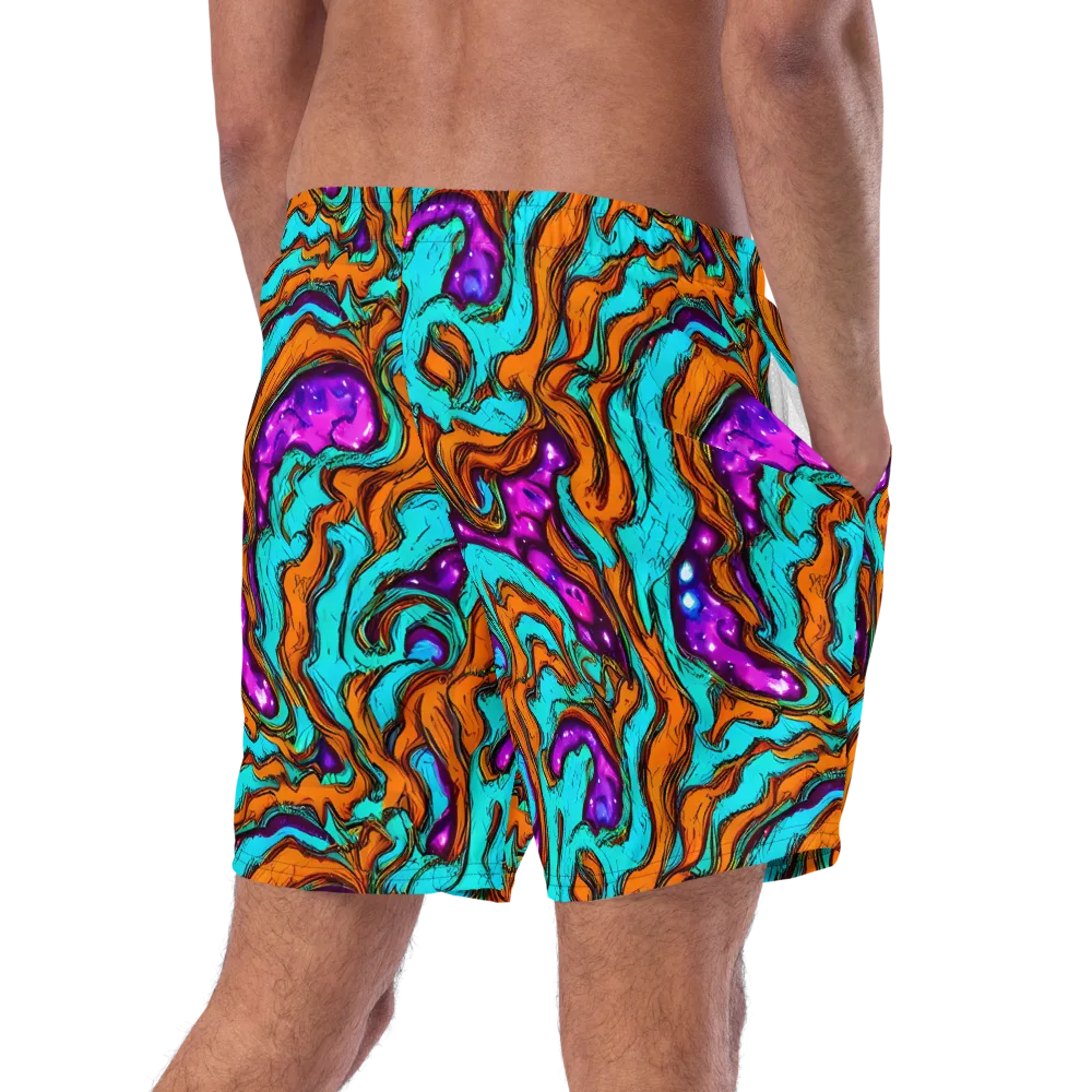 Molten Mirage on Swim Trunks — Right Back
