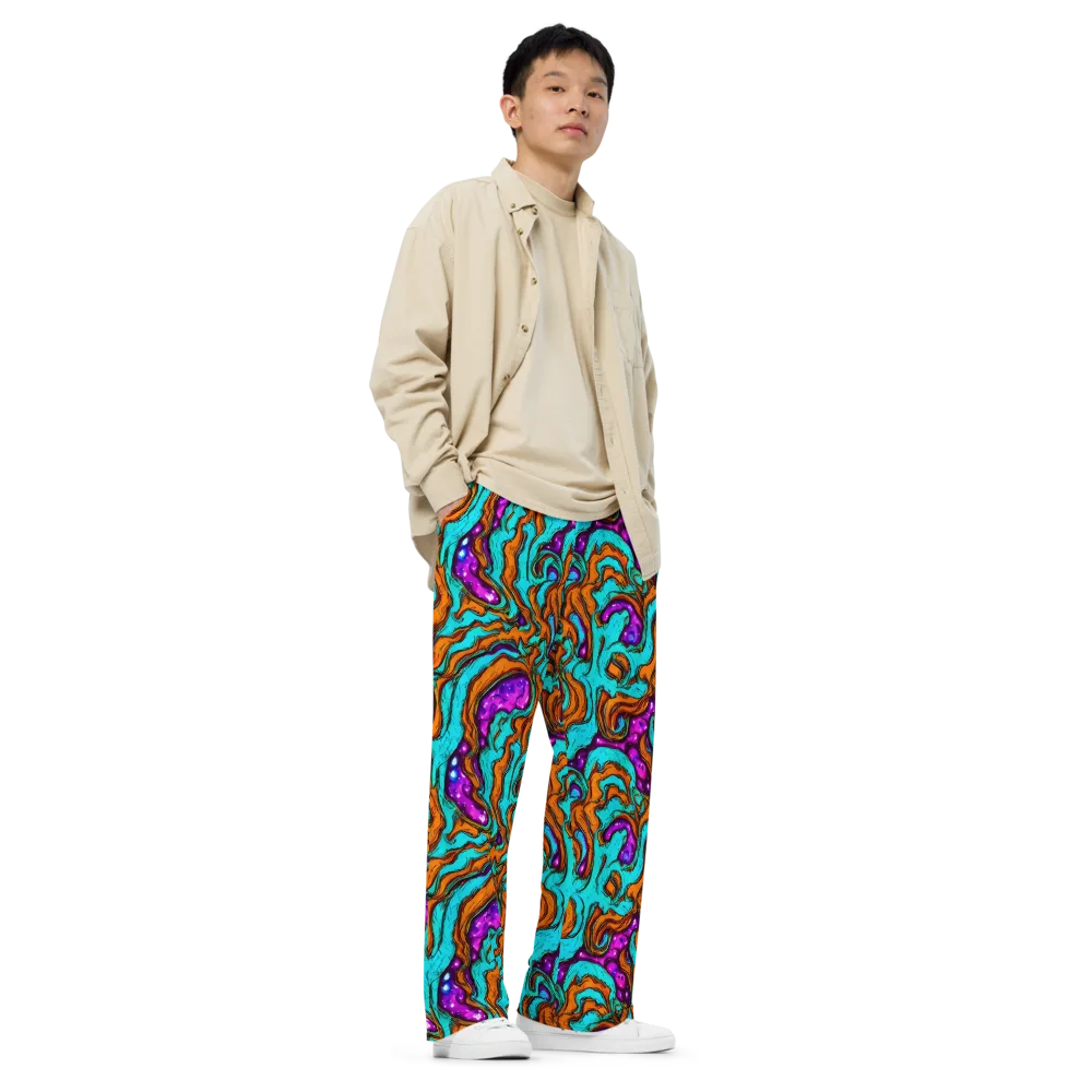 Molten Mirage on Wide-Leg Pants — Right Front