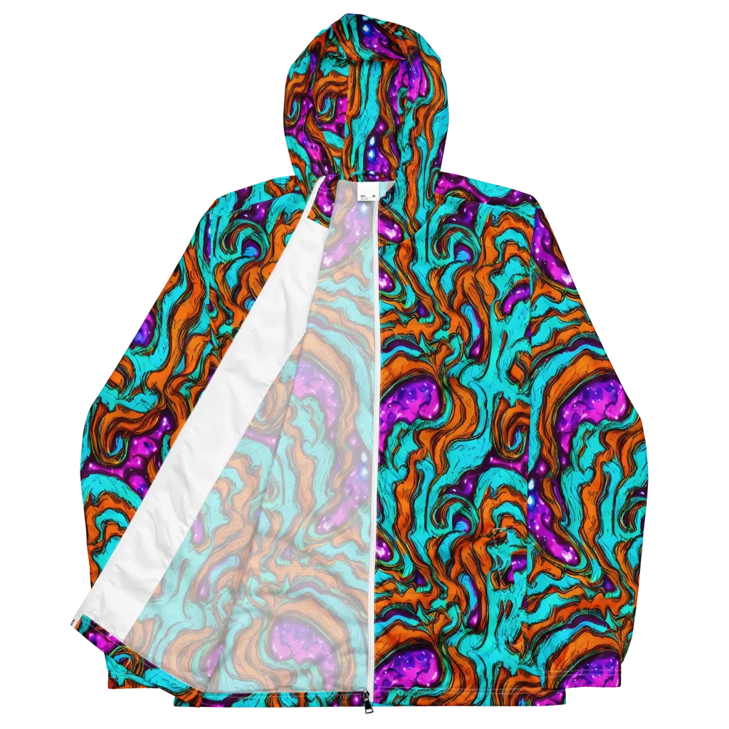 Molten Mirage on Men's Windbreaker — Front