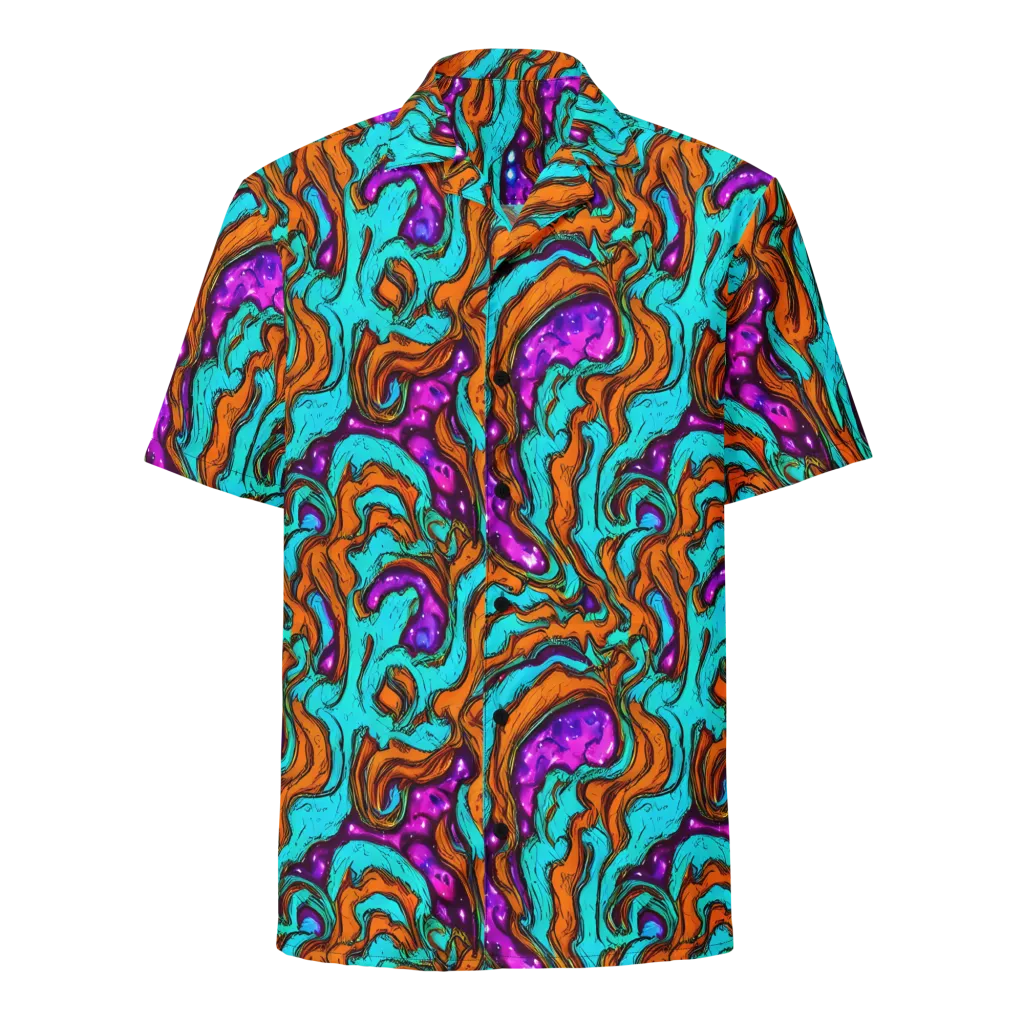 Molten Mirage on Button Shirt — Front