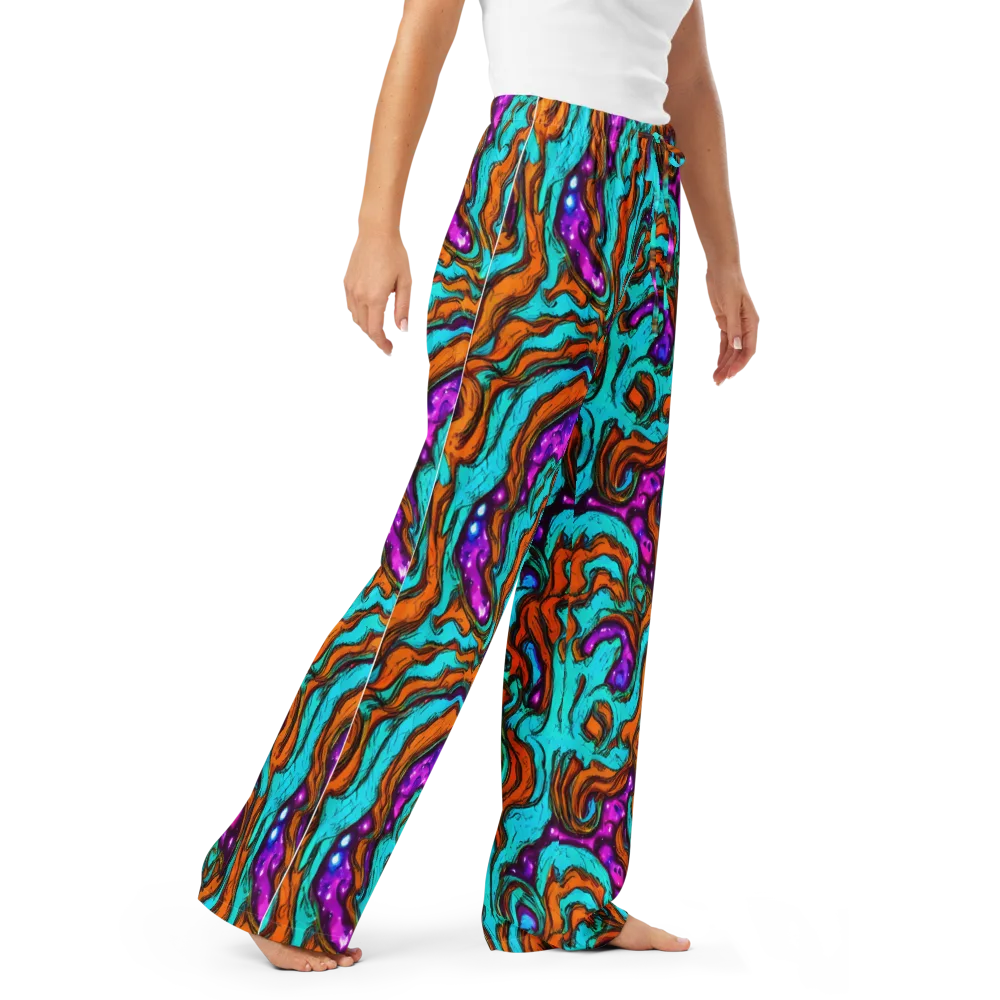 Molten Mirage on Women's Pajama Pants — Right Front