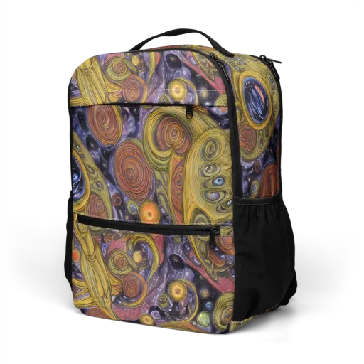 Orbiting Ochre on a Utility Backpack
