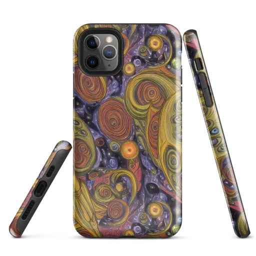 Orbiting Ochre on a Tough Case for iPhone®