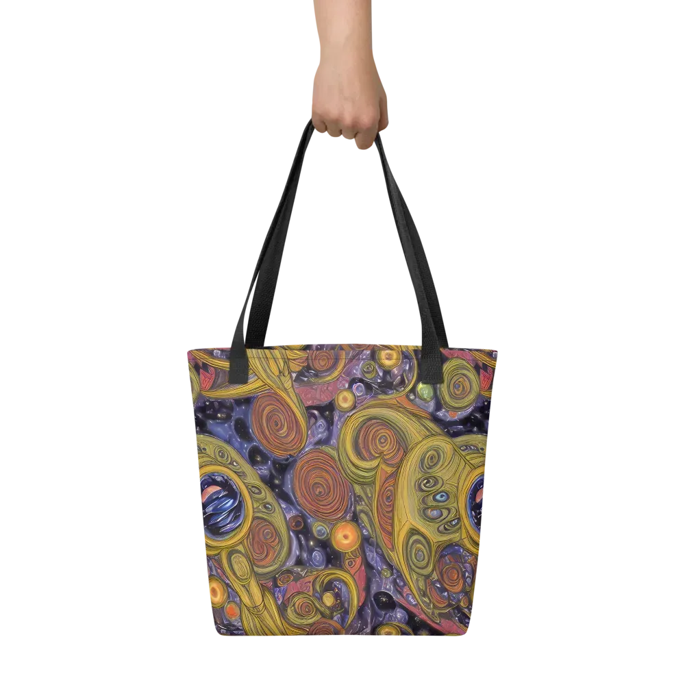 Orbiting Ochre on Tote Bag — Front