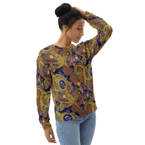 Orbiting Ochre on a Sweatshirt